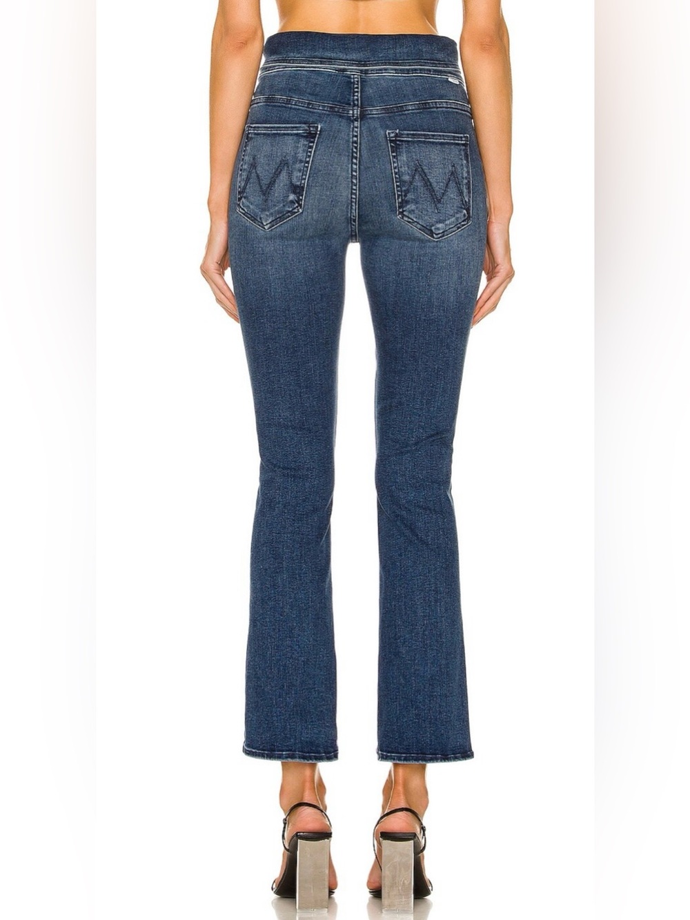 MOTHER Denim Triple Stack Insider Ankle Jeans Chick Flick Size 28 - Picture 3 of 15